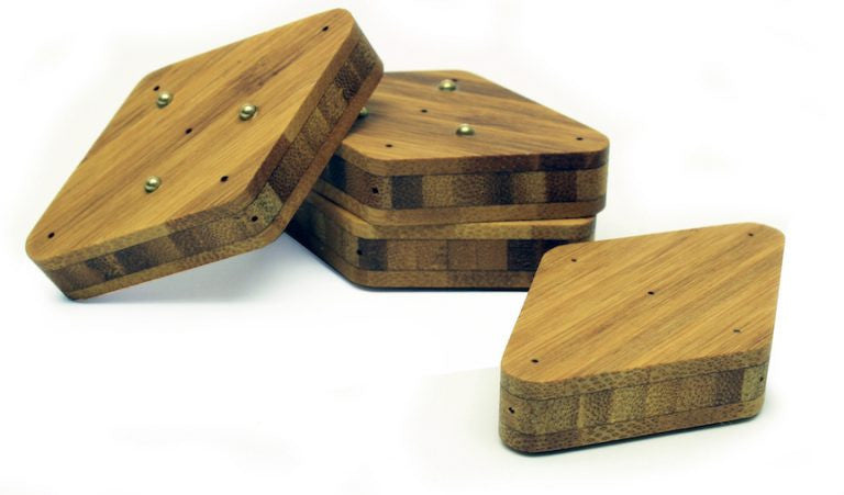 Tri-Art Bamboo Diamonds (Set of 4)