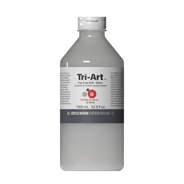Tri-Art Mediums - Top Coat Soft Gloss
