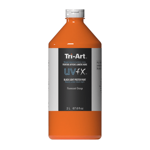 UVFX Black Light Poster Paint - Fluorescent Orange