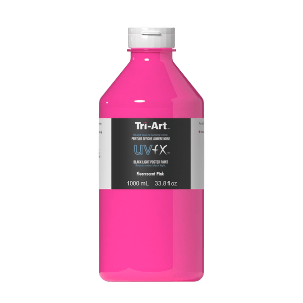 UVFX Black Light Poster Paint - Fluorescent Pink