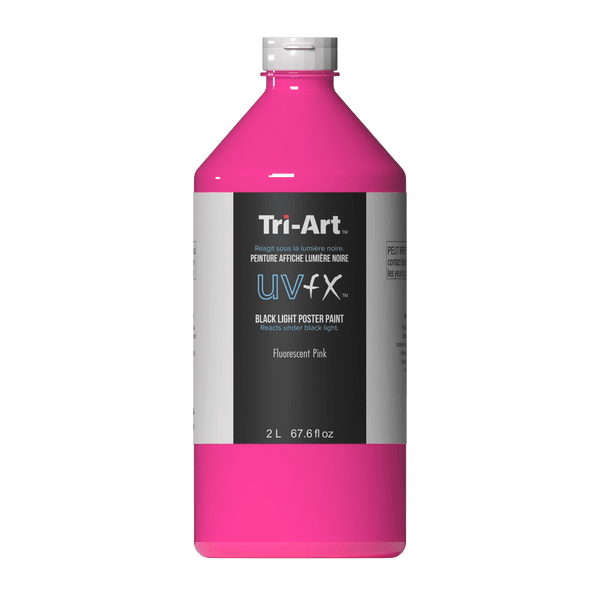 UVFX Black Light Poster Paint - Fluorescent Pink