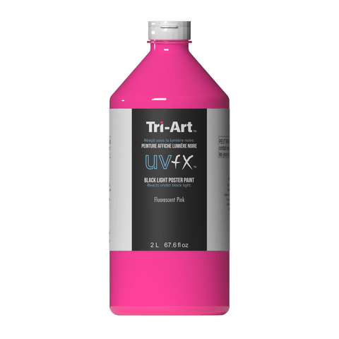 UVFX Black Light Poster Paint - Fluorescent Pink