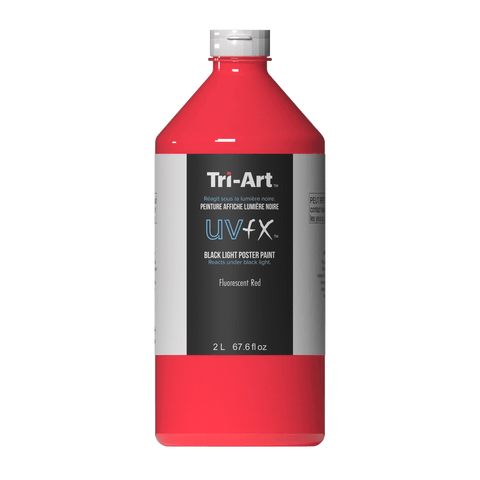 UVFX Black Light Poster Paint - Fluorescent Red