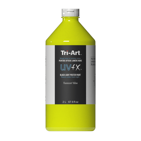 UVFX Black Light Poster Paint - Fluorescent Yellow