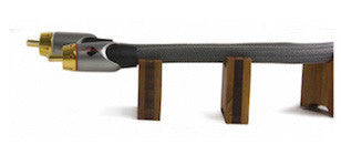Tri-Art Bamboo Audio Cable Stand Elevators